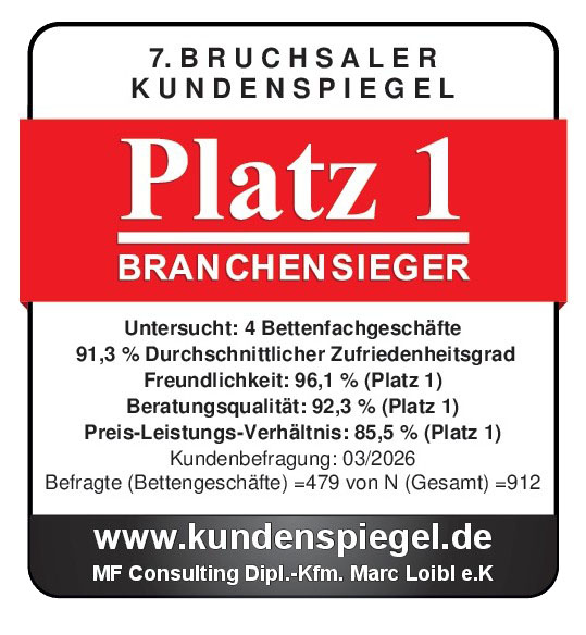 Siegel Bettenfachgeschäfte Bruchsal 2026 zugeschnitten LOIBL freig